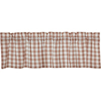 Thumbnail for Annie Buffalo Portabella Check Valance 16x60 VHC Brands