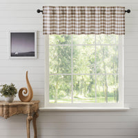 Thumbnail for Annie Buffalo Portabella Check Valance 16x72 VHC Brands