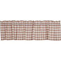 Thumbnail for Annie Buffalo Portabella Check Valance 16x72 VHC Brands