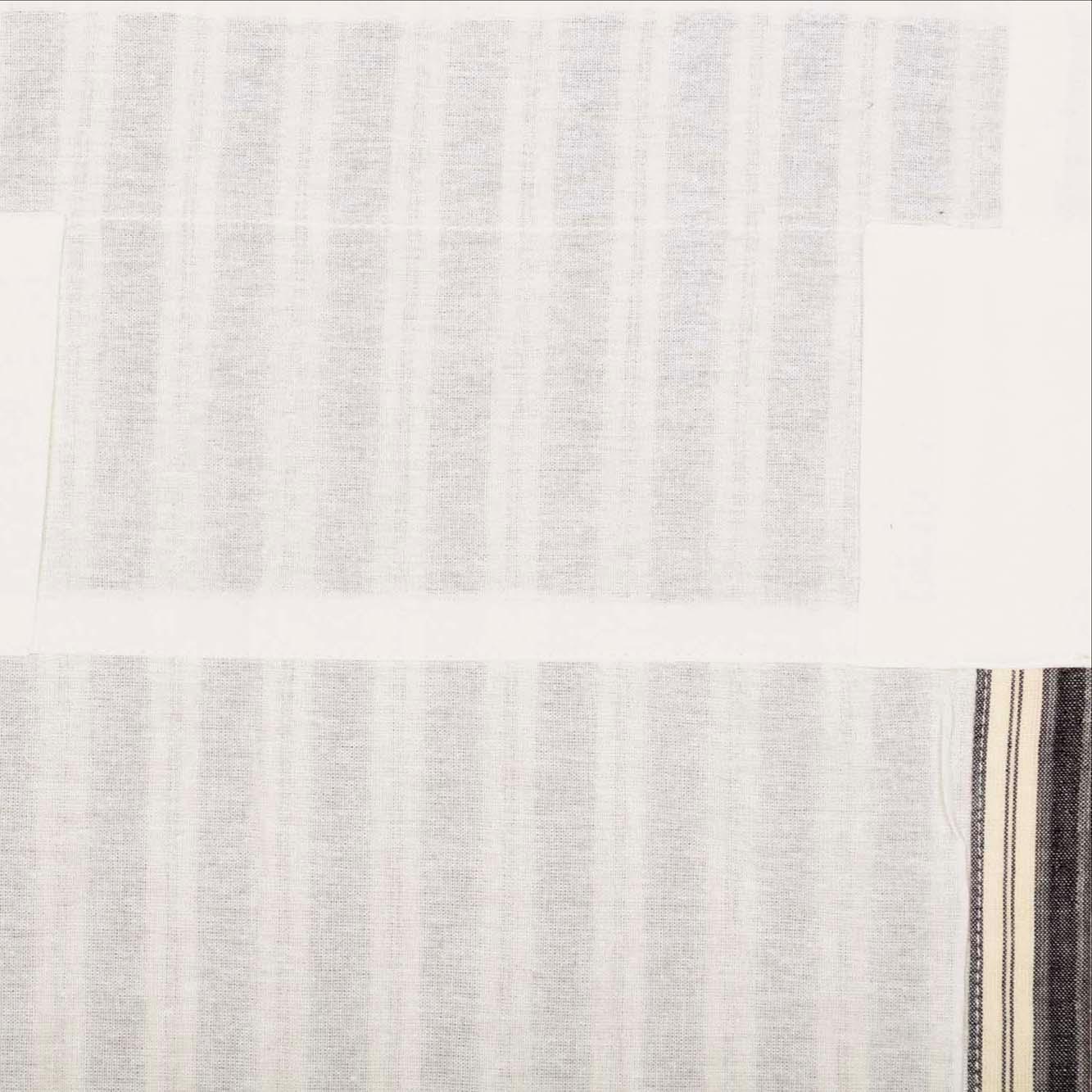 Ashmont Ticking Stripe Short Panel Set of 2 63x36 VHC Brands - The Fox Decor