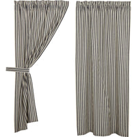 Thumbnail for Ashmont Ticking Stripe Short Panel Set of 2 63x36 VHC Brands - The Fox Decor