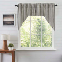Thumbnail for Ashmont Ticking Stripe Swag Set of 2 36x36x16 VHC Brands - The Fox Decor