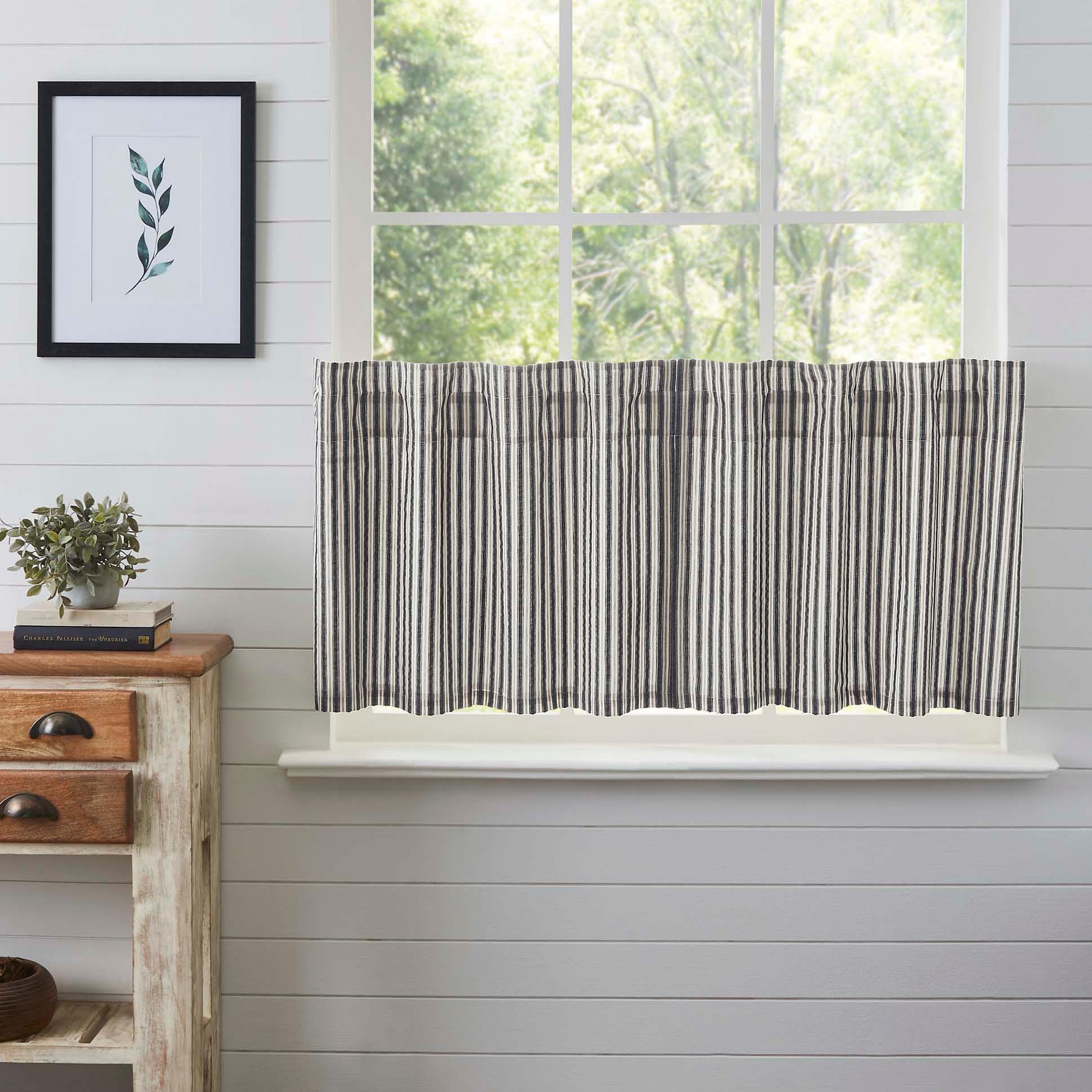 Ashmont Ticking Stripe Tier Set of 2 L24xW36 VHC Brands - The Fox Decor