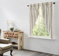 Thumbnail for Grace Grain Sack Stripe Prairie Short Panel Set of 2 63x36x18 VHC Brands - The Fox Decor