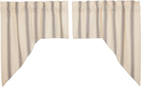 Thumbnail for Grace Grain Sack Stripe Swag Set of 2 36x36x16 VHC Brands - The Fox Decor