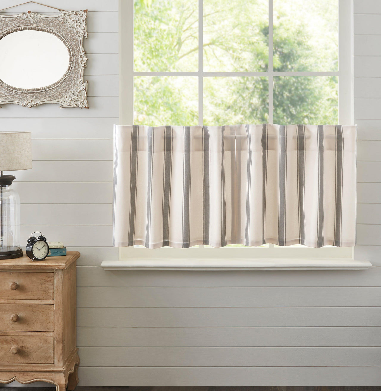 Grace Grain Sack Stripe Tier Set of 2 L24xW36 VHC Brands - The Fox Decor