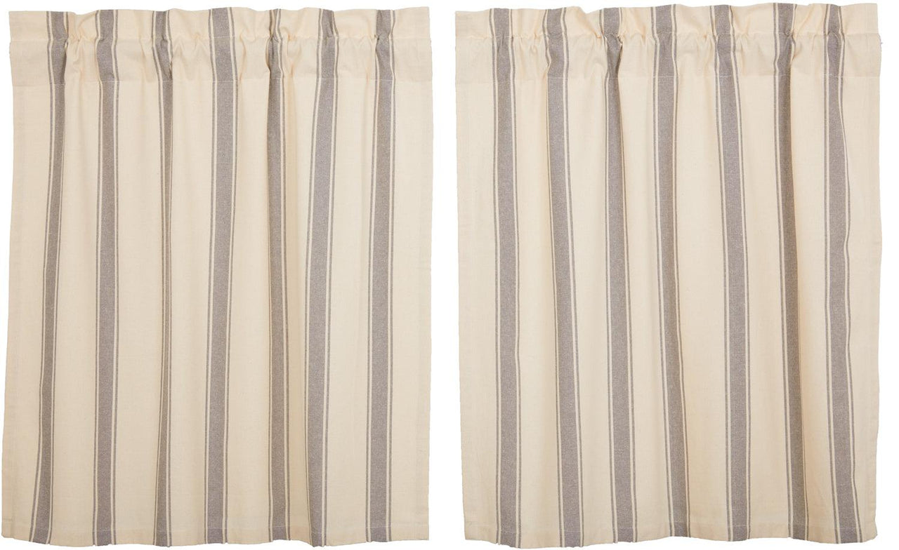 Grace Grain Sack Stripe Tier Set of 2 L36xW36 VHC Brands - The Fox Decor