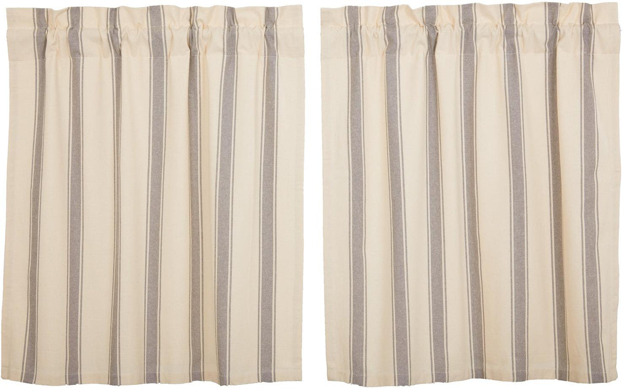 Grace Grain Sack Stripe Tier Set of 2 L36xW36 VHC Brands