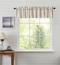 Thumbnail for Grace Grain Sack Stripe Valance 16x72 VHC Brands