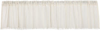Thumbnail for Tobacco Cloth Antique White Patchwork Valance 16x90 VHC Brands - The Fox Decor