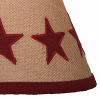 Heritage House Star Lampshade 16 In Barn Red 6W040017 - The Fox Decor