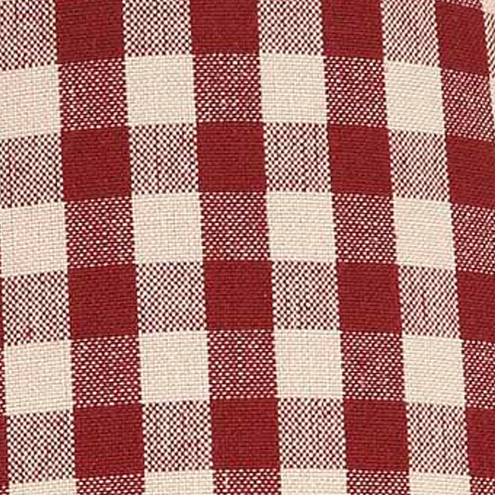Barn Red Nutmeg Heritage House Check Barn Red 16" Lampshade 6W100017 - The Fox Decor