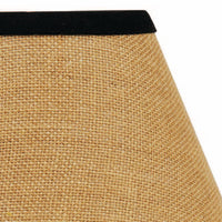Black Wheat Burlap Stripe 16