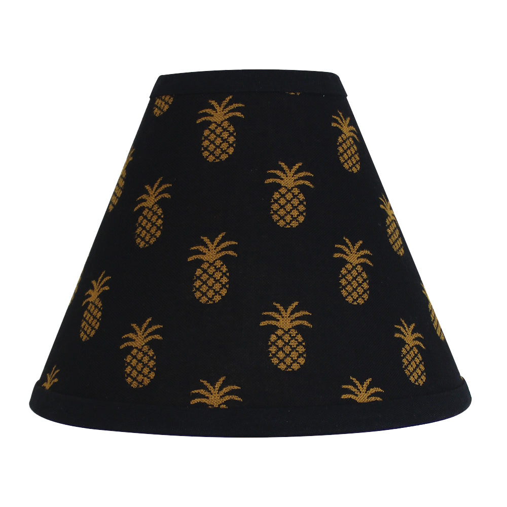 Pineapple Town Black Lampshade - Interiors by Elizabeth