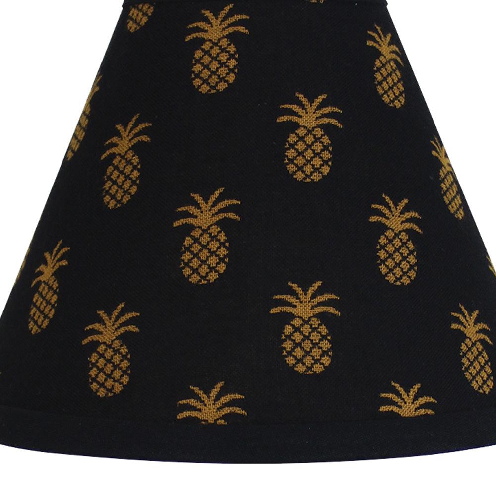 Pineapple Town - Black Lampshade 16 Inch Washer 6W660011 - The Fox Decor