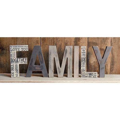 6/set, Family Letters - The Fox Decor