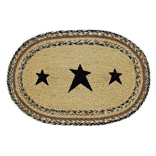 6/Set, Kettle Grove Stencil Star Placemats, 12x18 Tabletop CWI+ 