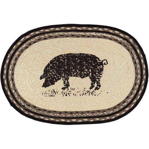 6/Set, Sawyer Mill Pig Placemats Tabletop CWI+ 