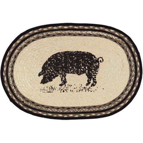 6/Set, Sawyer Mill Pig Placemats Tabletop CWI+ 