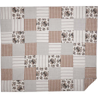 Annie Portabella Floral Patch Luxury King Quilt 120Wx105L VHC Brands - The Fox Decor