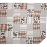 Thumbnail for Annie Portabella Floral Patch King Quilt 105Wx95L VHC Brands