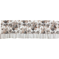 Thumbnail for Annie Portabella Floral Ruffled Valance 16x72 VHC Brands