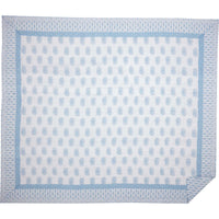 Thumbnail for Avani Blue Luxury King Quilt 120Wx105L VHC Brands - The Fox Decor