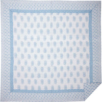 Avani Blue King Quilt 105Wx95L VHC Brands - The Fox Decor
