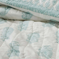 Thumbnail for Avani Sea Glass Luxury King Quilt 120Wx105L VHC Brands - The Fox Decor