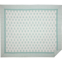 Thumbnail for Avani Sea Glass Luxury King Quilt 120Wx105L VHC Brands - The Fox Decor