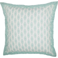 Avani Sea Glass Fabric Euro Sham 26x26 VHC Brands - The Fox Decor