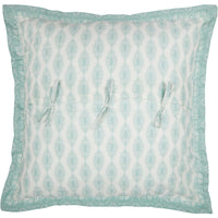 Avani Sea Glass Fabric Euro Sham 26x26 VHC Brands - The Fox Decor