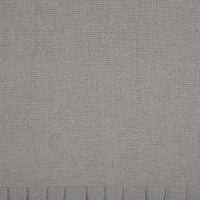 Thumbnail for Burlap Dove Grey Fabric Euro Sham w/ Fringed Ruffle 26x26 VHC Brands