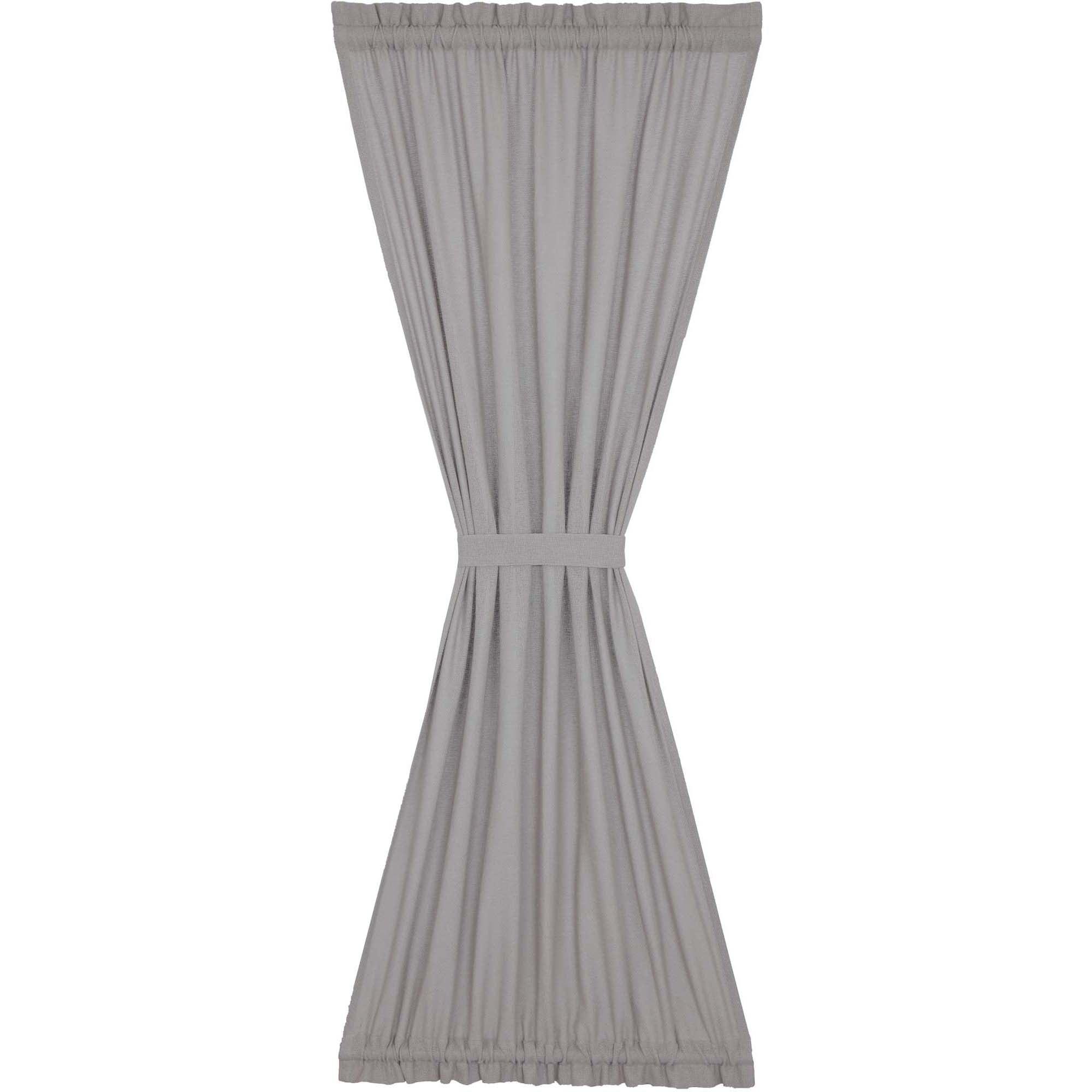 Burlap Dove Grey Door Panel 72x40 VHC Brands - The Fox Decor