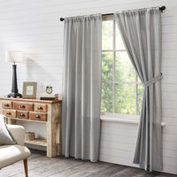 Thumbnail for Burlap Dove Grey Panel Set of 2 84x40 VHC Brands - The Fox Decor