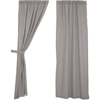 Thumbnail for Burlap Dove Grey Panel Set of 2 84x40 VHC Brands - The Fox Decor