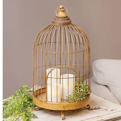 Antiqued Birdcage - The Fox Decor