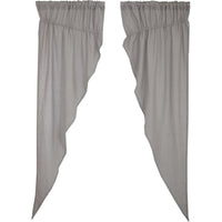 Thumbnail for Burlap Dove Grey Prairie Long Panel Set of 2 84x36x18 VHC Brands - The Fox Decor