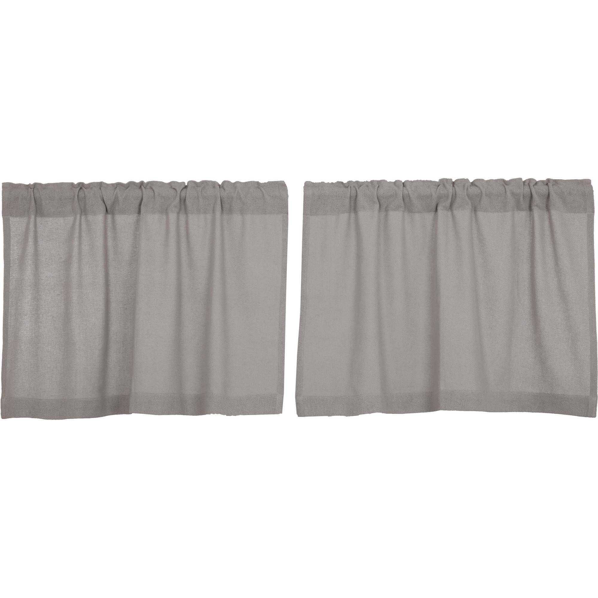 Burlap Dove Grey Tier Set of 2 L24xW36 VHC Brands - The Fox Decor