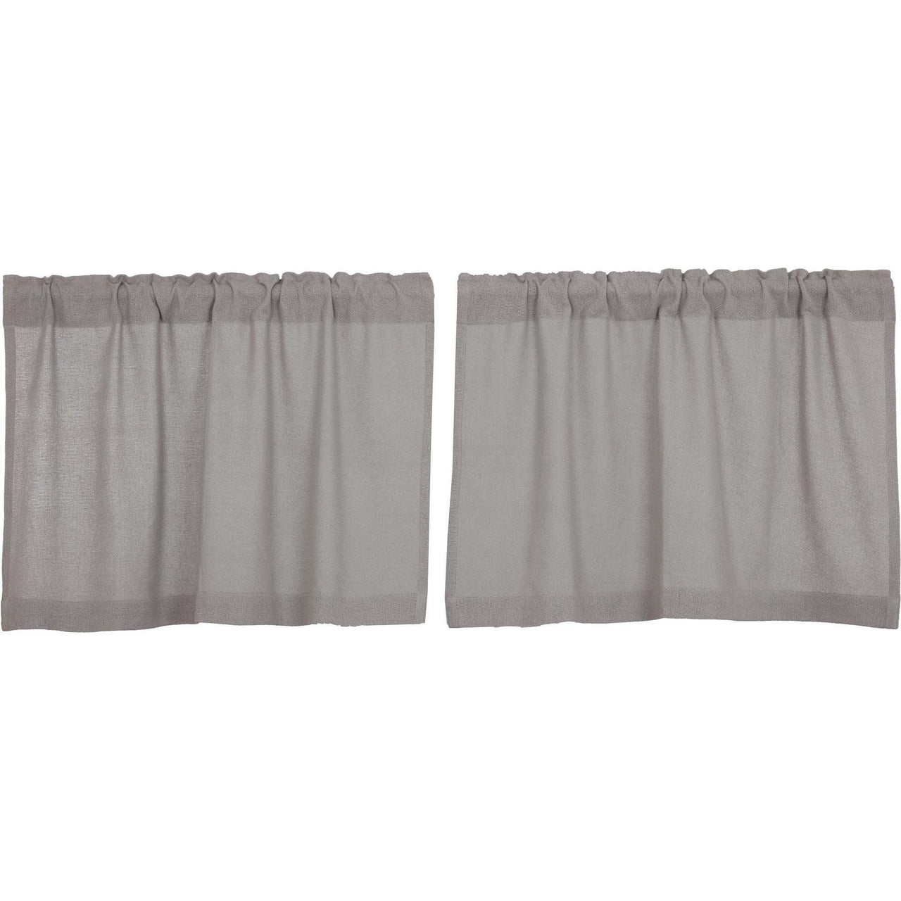 Burlap Dove Grey Tier Set of 2 L24xW36 VHC Brands