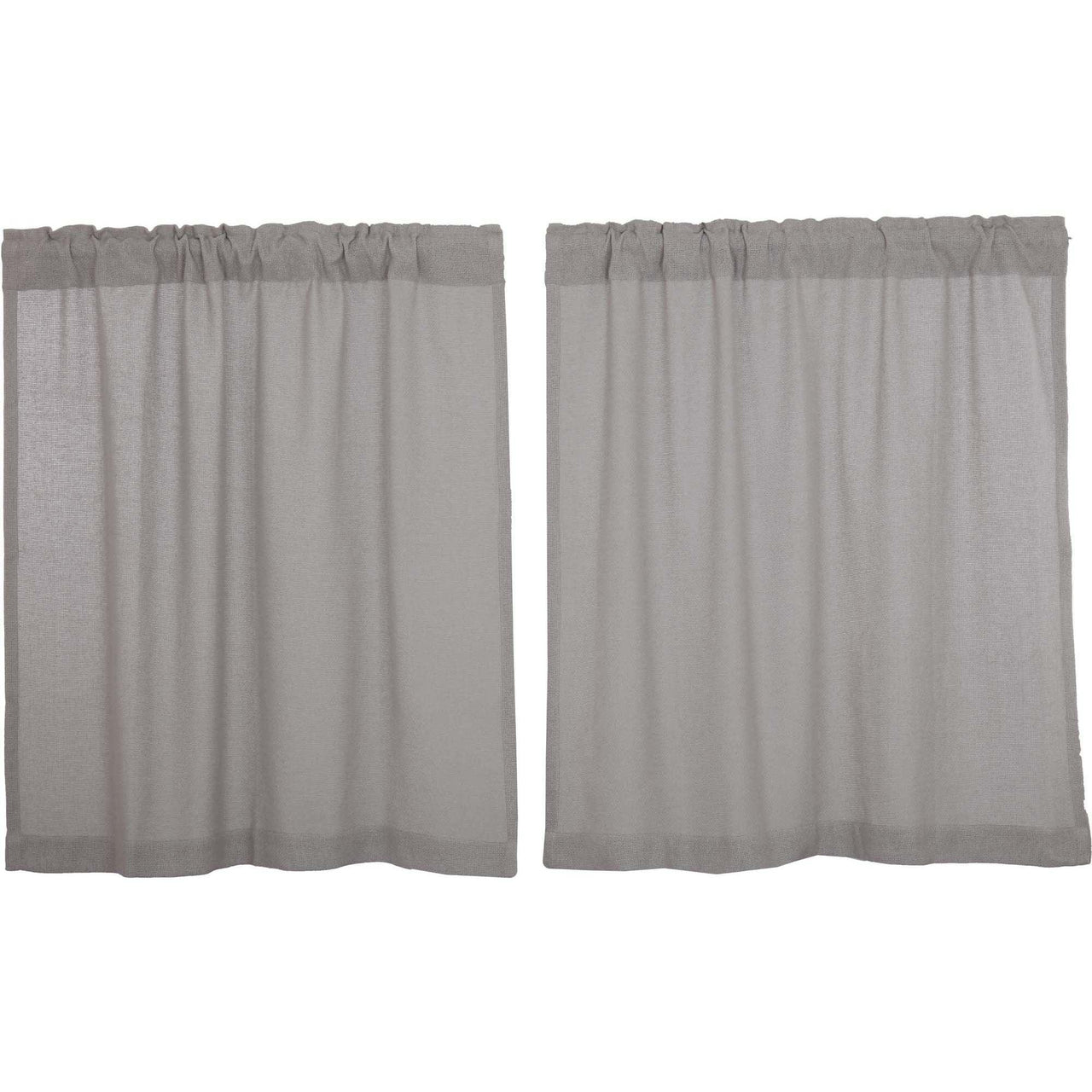 Burlap Dove Grey Tier Set of 2 L36xW36 VHC Brands