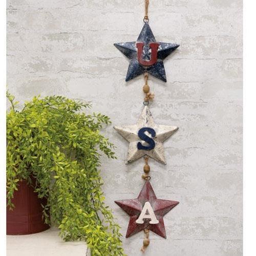 USA Hanging Stars - The Fox Decor