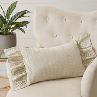 Thumbnail for Camilia Eyelet Pillow 14x22 VHC Brands
