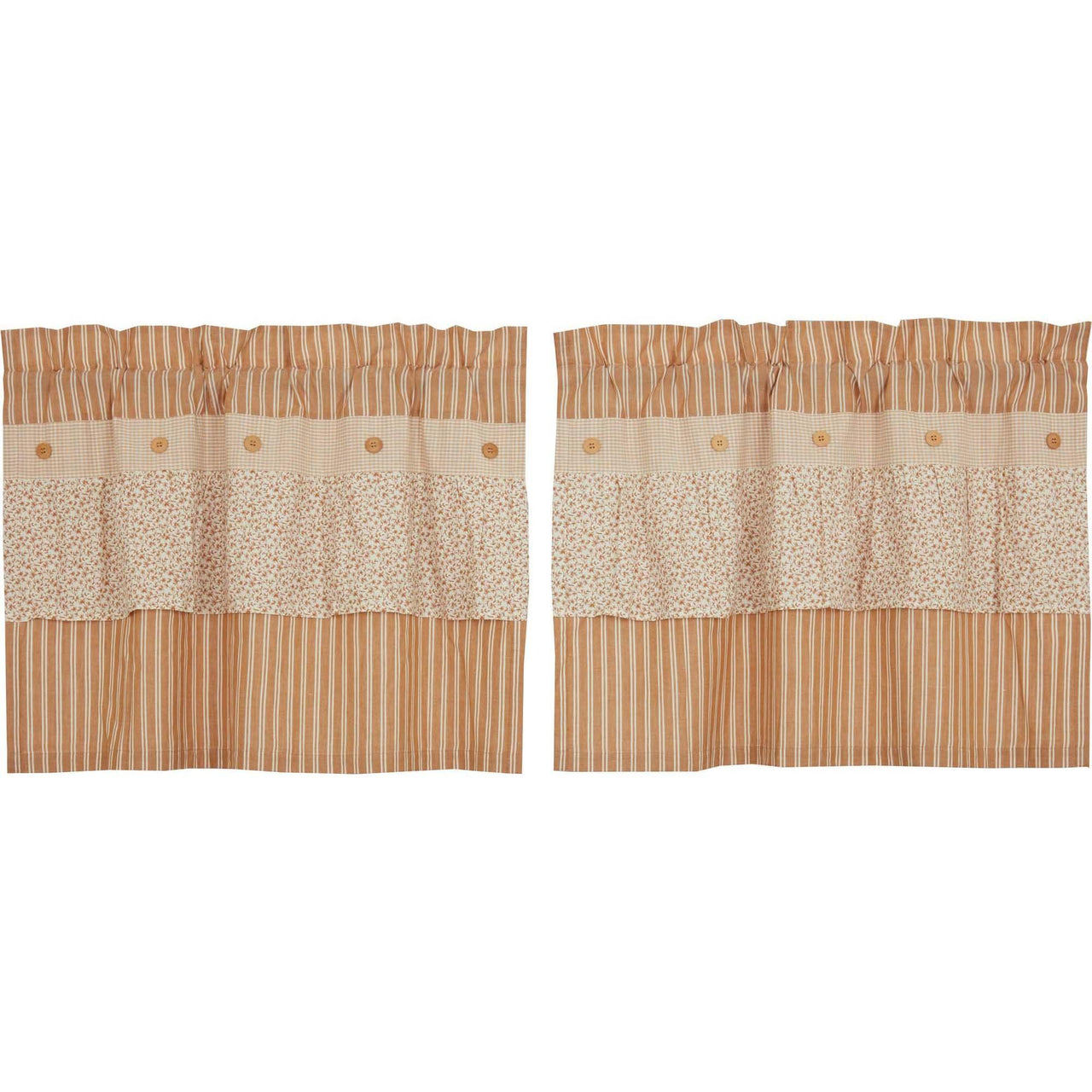 Camilia Ruffled Tier Set of 2 L24xW36 VHC Brands - The Fox Decor