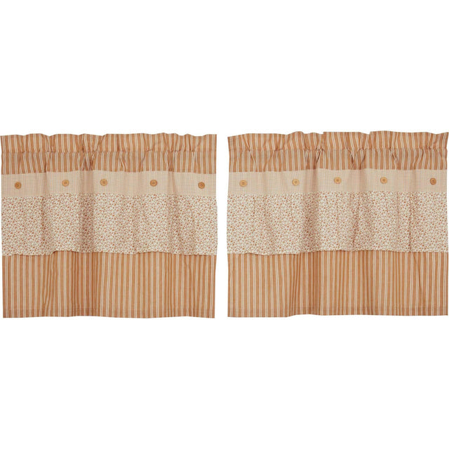 Camilia Ruffled Tier Set of 2 L24xW36 VHC Brands - The Fox Decor