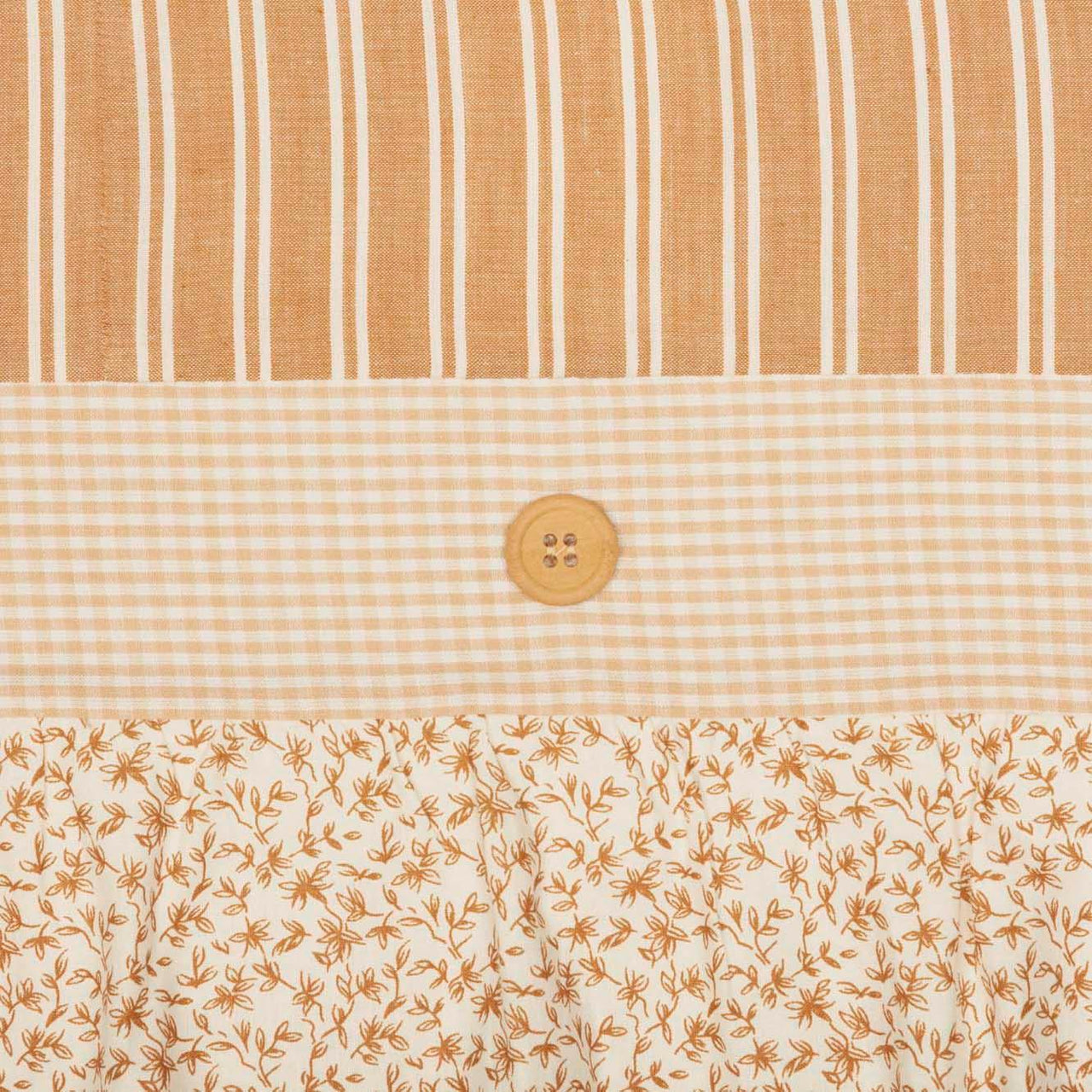 Camilia Ruffled Short Panel Set of 2 63x36 VHC Brands - The Fox Decor