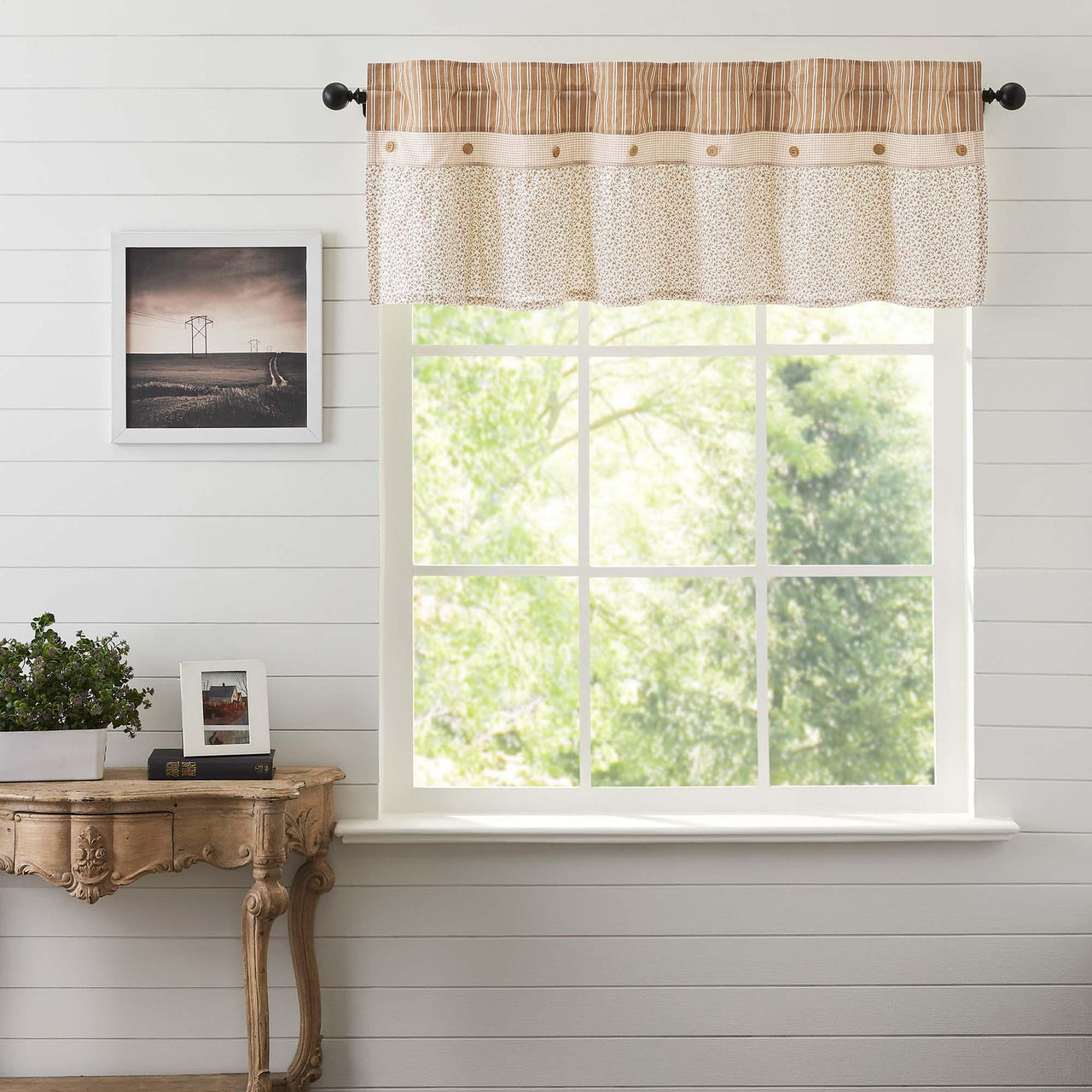 Camilia Ruffled Valance 19x72 VHC Brands