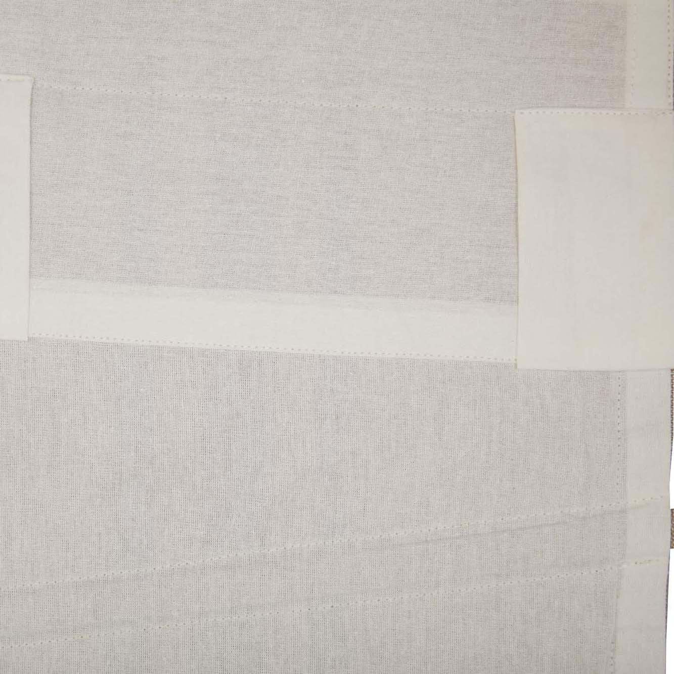 Grain Sack Blue Short Panel Set of 2 63x36 VHC Brands - The Fox Decor