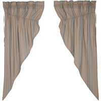 Thumbnail for Grain Sack Blue Prairie Short Panel Set of 2 63x36x18 VHC Brands - The Fox Decor