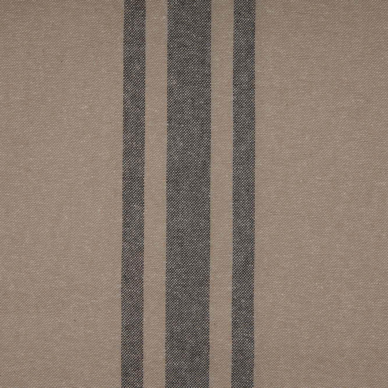 Grain Sack Charcoal Prairie Short Panel Set of 2 63x36x18 VHC Brands - The Fox Decor